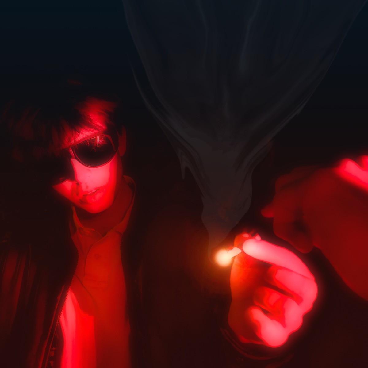 Lex Vaelon — red-lit portrait